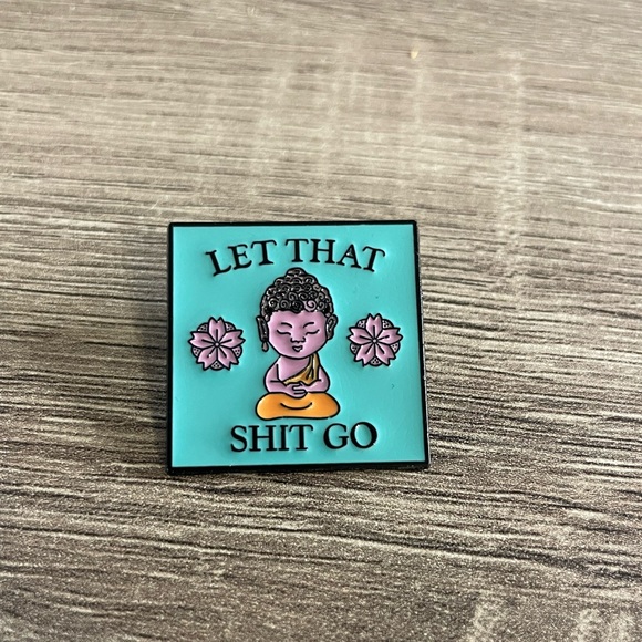 Jewelry - 5/$25 “ let it go” buddha ‼️Immediate Shipping‼️